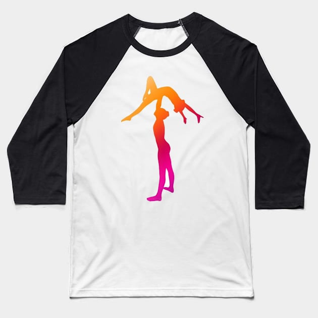 A women’s pair doing backbird Baseball T-Shirt by artsyreader